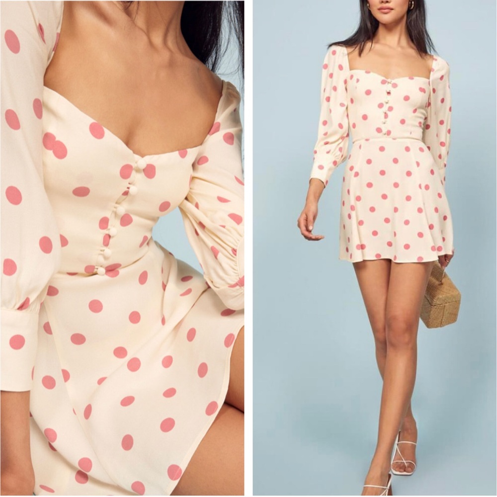 Reformation • Lumiere Polka Dot Dress - Picture 1 of 5
